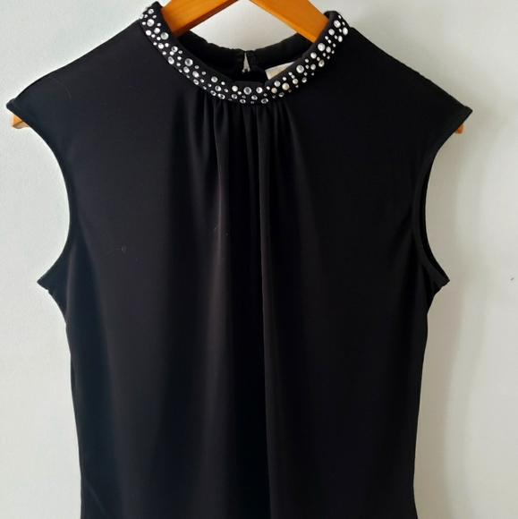 MICHAEL Michael Kors Black Sleeveless Top - Picture 1 of 6